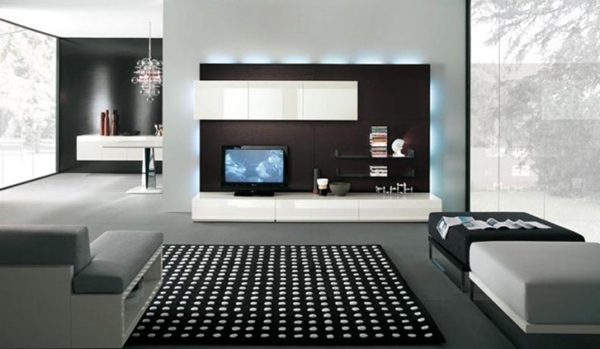 ตกแต่งห้อง โทนสีดำ Design-Living-Room-9