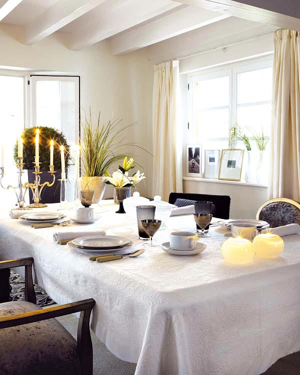 จัดโต๊ะอาหาร ปีใหม่ table-Interiors-ideas