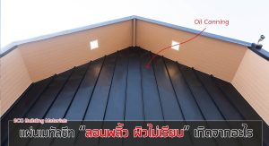 Oil Canning Metal Roof